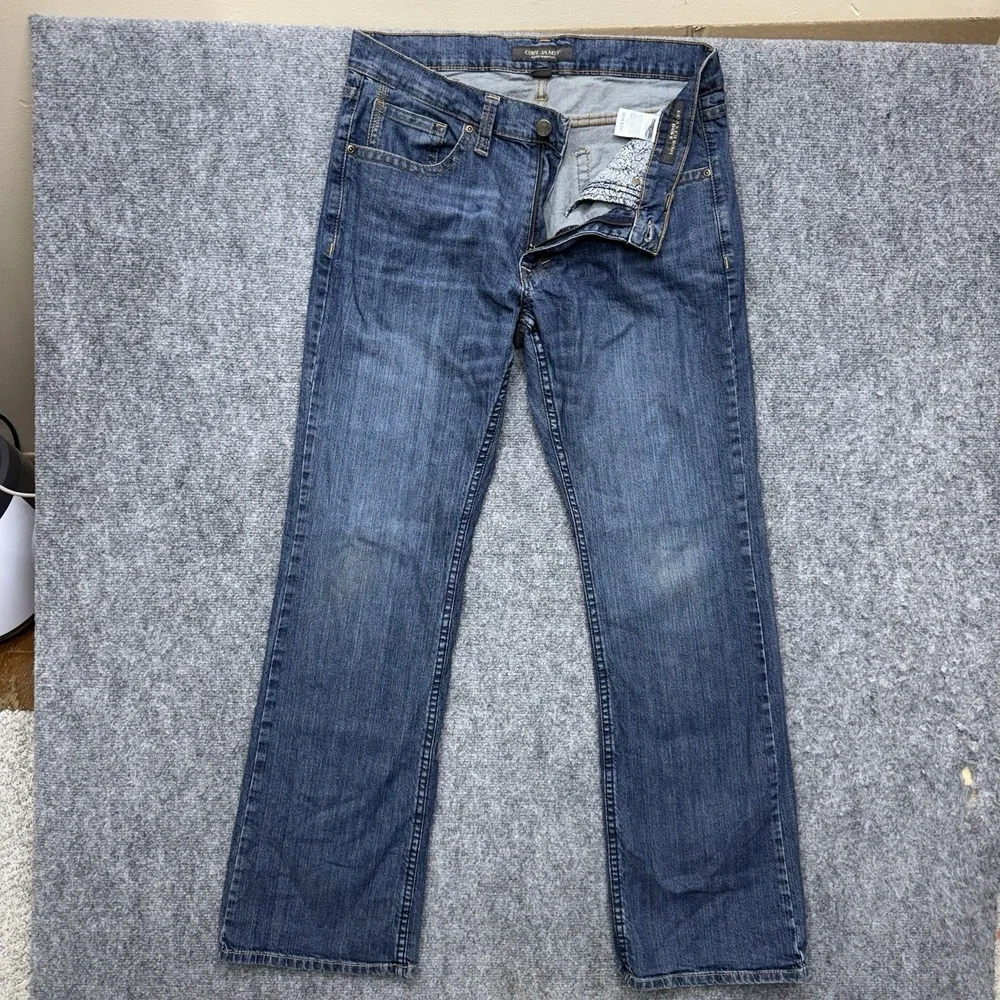 Cody James Relaxed Boot Cut Duke distressed jeans men's size 36 36x34 (READ)